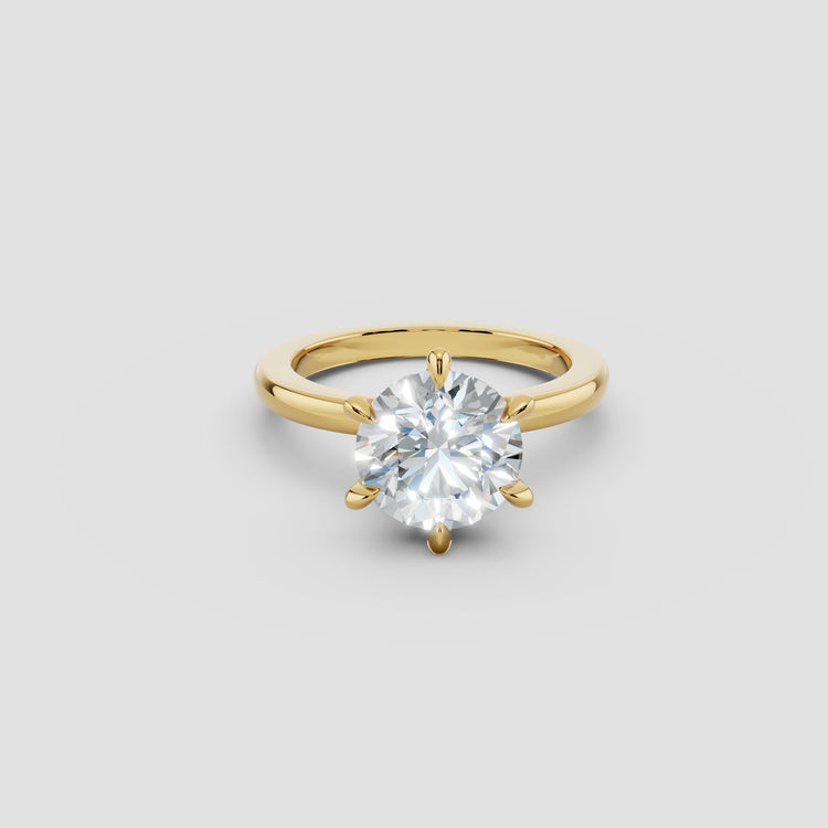 Round Cut Engagement Rings