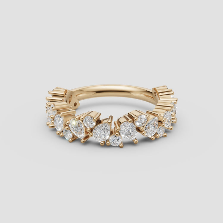 Pear Shaped Wedding Rings