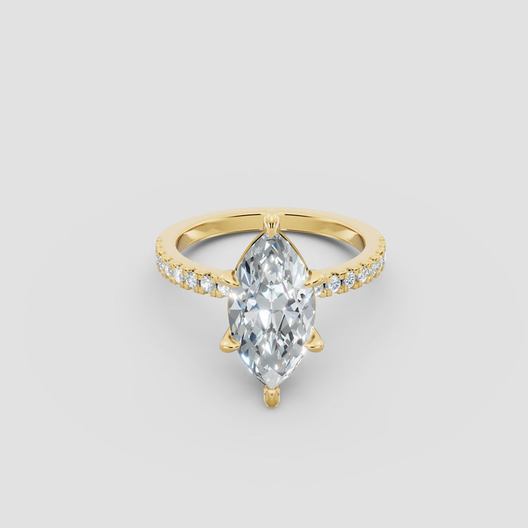 Marquise Cut Engagement Rings