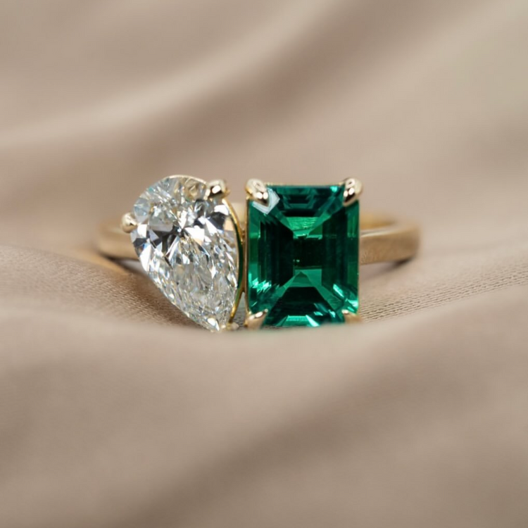 Toi Et Moi Engagement Rings